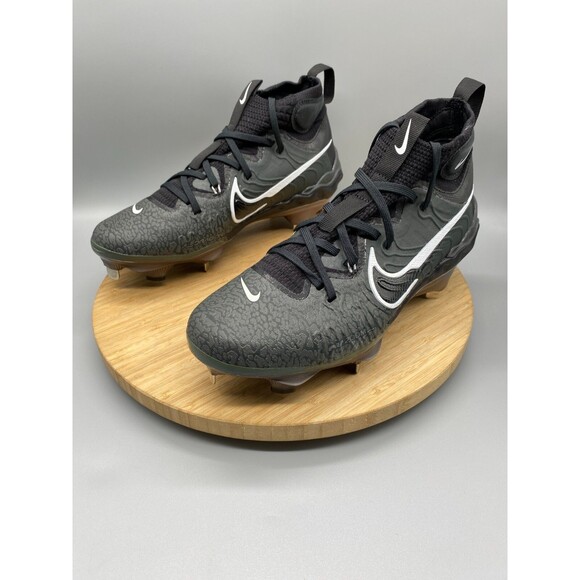 Nike Alpha Huarache NXT Black Metal Baseball Cleats DJ6517-010 Shoes Mens Sz 7 - Picture 6 of 12